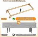 VINGLI Kommode 6 Schubladen Eiche Geriffelte Fronten Bild 4