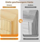 VINGLI Kommode 6 Schubladen Eiche Geriffelte Fronten Bild 5
