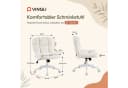 VINGLI Drehstuhl Chenille Beige Ergonomisch Höhenverstellbar Bild 1