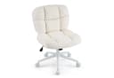 VINGLI Drehstuhl Chenille Beige Ergonomisch Höhenverstellbar Bild 2