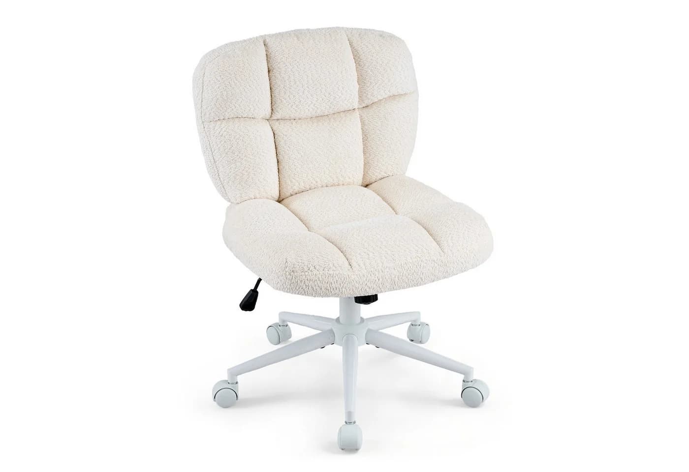 VINGLI Drehstuhl Chenille Beige Ergonomisch Höhenverstellbar - Bild 2