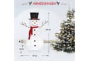 VINGLI LED Schneemann 120 cm Weihnachtsdeko innen & außen Bild 1