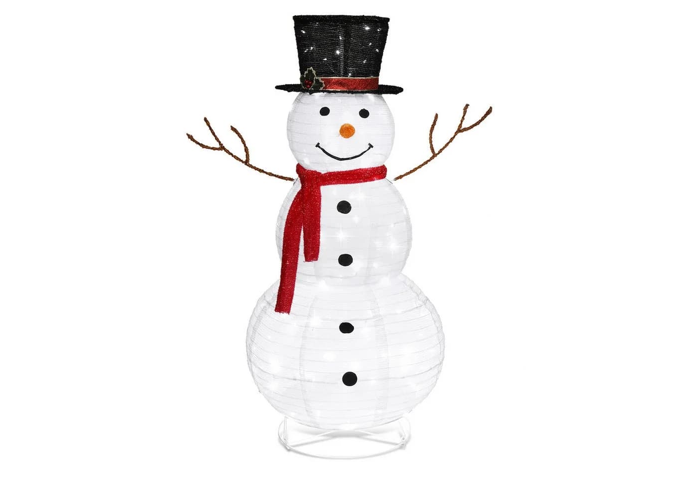 VINGLI LED Schneemann 120 cm Weihnachtsdeko innen & außen - Bild 2
