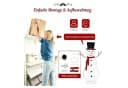 VINGLI LED Schneemann 120 cm Weihnachtsdeko innen & außen Bild 5