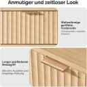 VINGLI Nachttisch mit Schublade und Ablage geriffelt Bild 3