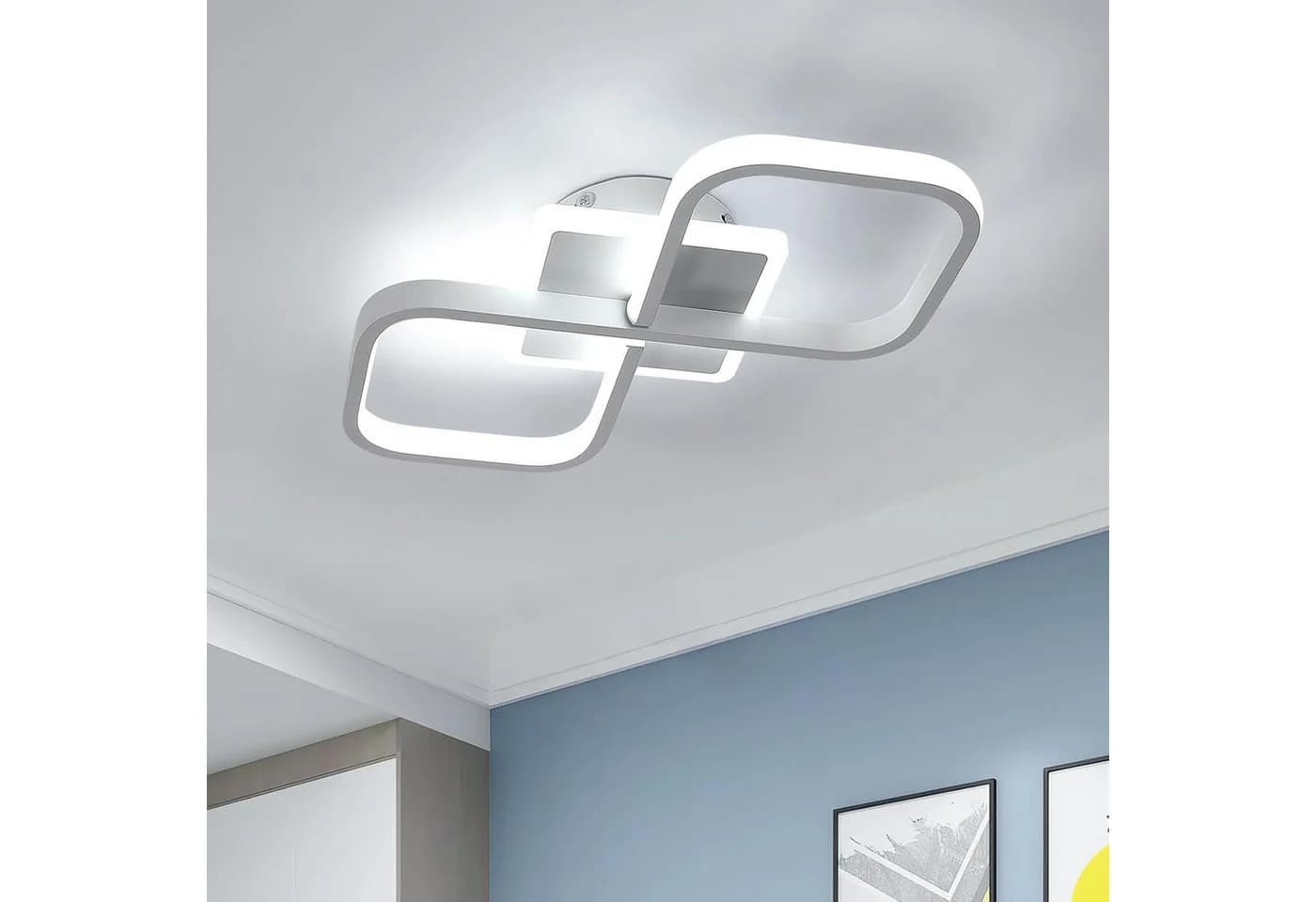 Riserva Comely LED Deckenleuchte 36W 4000LM Weiß Quadratisch - Bild 2