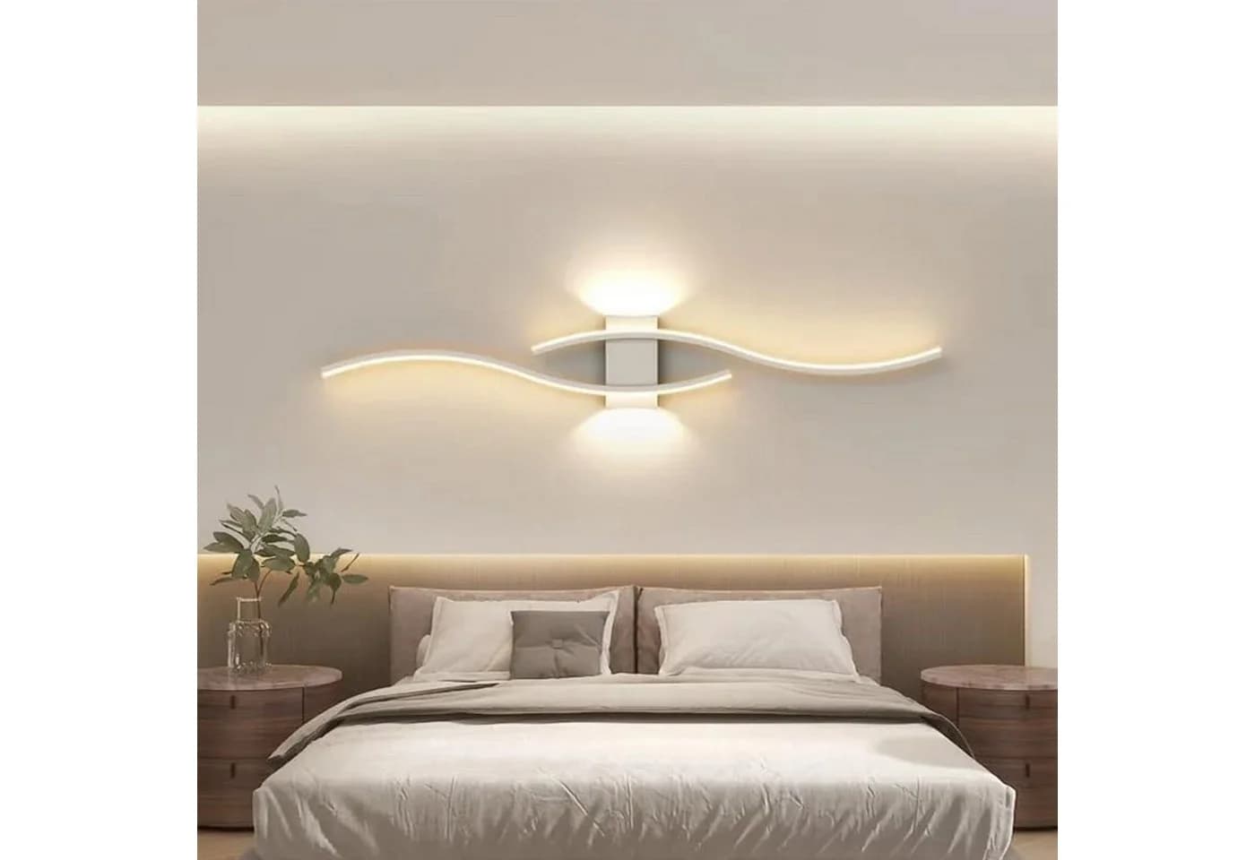 Riserva Wandleuchte Modern Weiß 89cm LED 27W - Bild 2