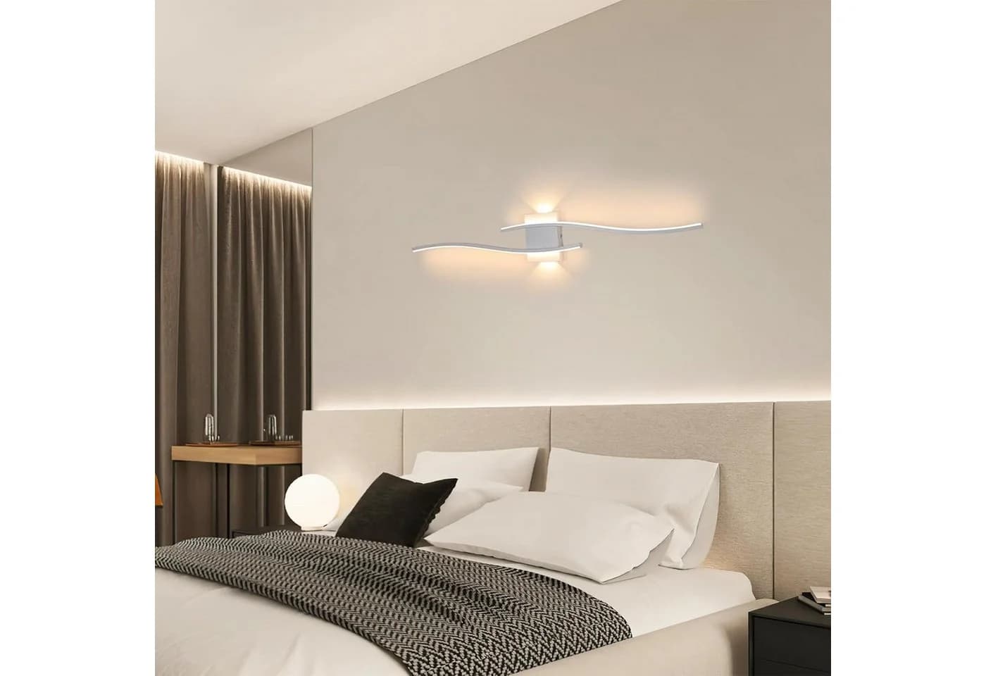 Riserva Wandleuchte Modern Weiß 89cm LED 27W - Bild 4