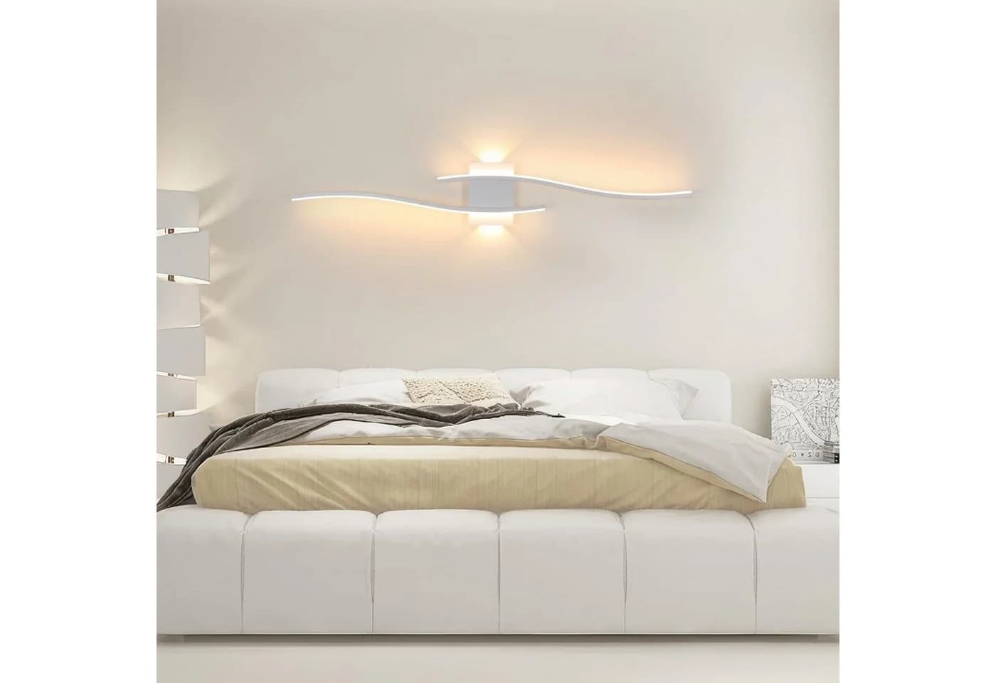Riserva Wandleuchte Modern Weiß 89cm LED 27W - Bild 5