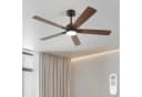 Riserva Deckenventilator mit Licht, 132 cm, schwarz, inklusive Fernbedienung Bild 2