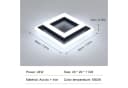 Riserva LED Deckenleuchte Schwarz 24W 6500K Acryl Bild 4