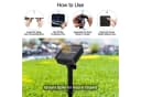 POPOLIC LED Solarleuchte Solar-Lichterkette 12m 100 LEDs 8 Modi Bunt Bild 5