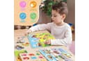 POPOLIC Steckpuzzle 4er-Set Holzpuzzle 50 Teile 5 Themen Bild 3
