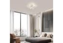 Riserva LED Deckenleuchte Blumenform Aluminium Silber 30W 4000K Bild 3