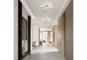 Riserva LED Deckenleuchte Blumenform Aluminium Silber 30W 4000K Bild 5