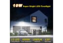 POPOLIC LED Flutlichtstrahler 2er Set Schwarz IP66 Kaltlicht 6000K Bild 1
