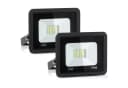 POPOLIC LED Flutlichtstrahler 2er Set Schwarz IP66 Kaltlicht 6000K Bild 2
