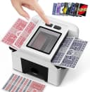 AKKEE Spiel Kartenmischmaschine Elektrische mit 2000 mAh Akku für 2 Decks Bild 2