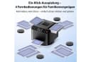 AKKEE Elektrische Kartenmischmaschine mit 5200 mAh Akku Schwarz Bild 4