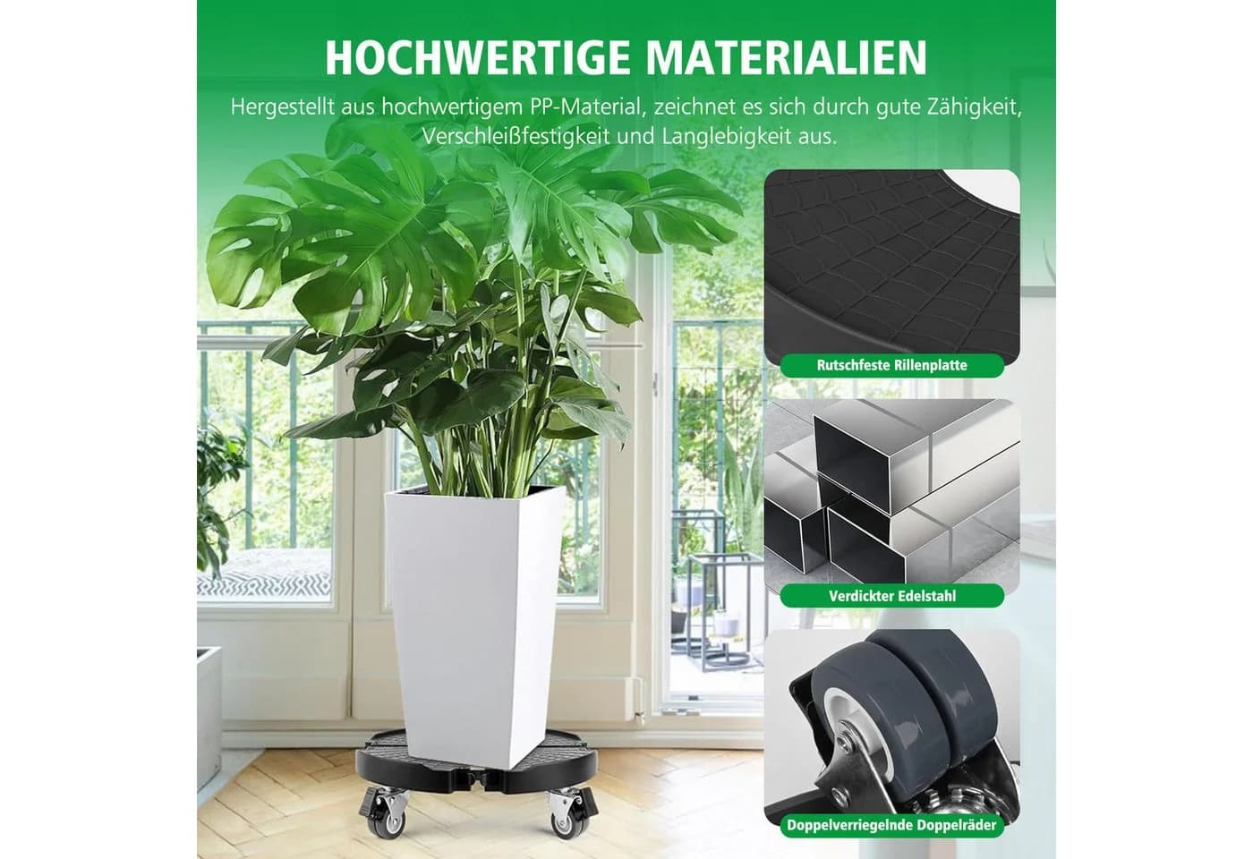 AKKEE Blumentopfuntersetzer 360° drehbar - Bild 4