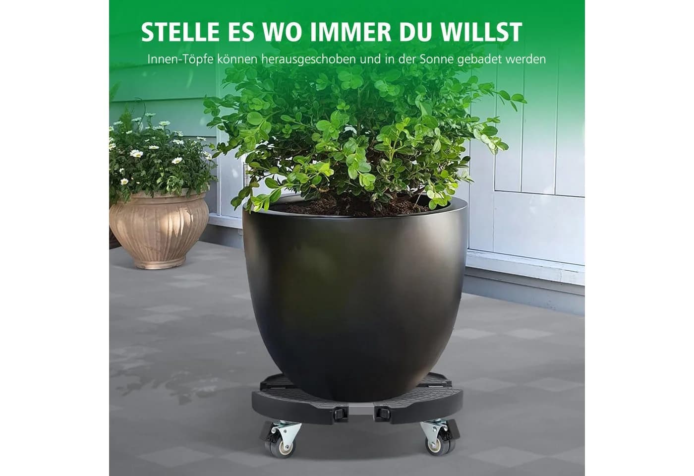 AKKEE Blumentopfuntersetzer 360° drehbar - Bild 5