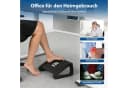 AKKEE Fußhocker Höhenverstellbar Schwarz mit Massageoberfläche Bild 5