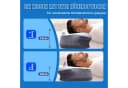 AKKEE Nackenstützkissen Memory Foam Grau/Weiß Bild 5