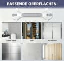 AKKEE Haltegriff mit Saugnapf Grau/Weiß Ohne Bohren Bild 5