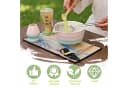 AKKEE Matcha Tee Set 8-teilig Keramik Rosa mit Bambus-Besen Bild 4