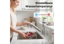 AKKEE Küchenarmatur Ausziehbar Chrom Silber 360° Bild 4