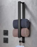AKKEE Handtuchhalter Selbstklebend Edelstahl Silber Ohne Bohren Bild 1
