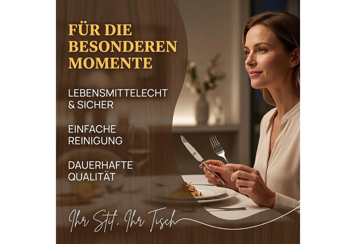 AKKEE Besteck-Set 30-tlg. Edelstahl Spiegelpoliert Silber - Bild 5