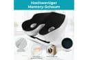 AKKEE Ergonomisches Sitzkissen Memory Foam Schwarz Breitenverstellbar Bild 1