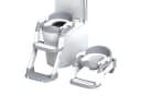 AKKEE Toilettentrainer 3-in-1 mit Tritthocker Grau Bild 2