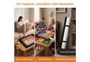AKKEE Aufblasbare Puzzlematte Schwarz Filz 116x66cm Bild 5