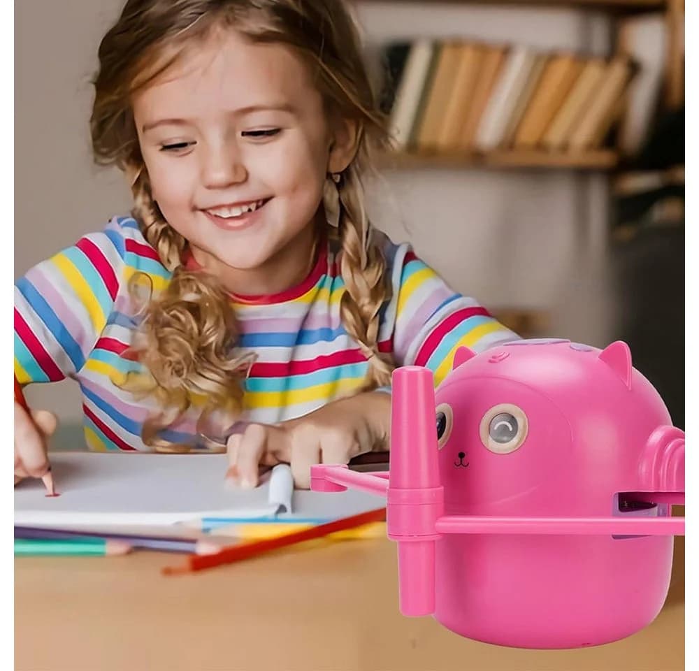 AKKEE Lernspielzeug Malroboter für Kinder mit 100 Karten - Bild 3