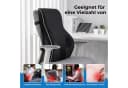 AKKEE Lendenkissen Schwarz Memory-Schaum 3D-Mesh Bild 3