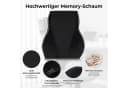 AKKEE Lendenkissen Schwarz Memory-Schaum 3D-Mesh Bild 5