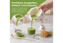 AKKEE Teeservice Matcha Set 5-tlg. Weiß Keramik Bambus Bild 5