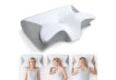 AKKEE Nackenstützkissen Orthopädisches Memory Foam Kissen Grau Bild 2