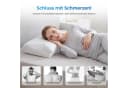AKKEE Nackenstützkissen Orthopädisches Memory Foam Kissen Weiß Bild 1