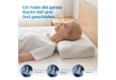 AKKEE Nackenstützkissen Orthopädisches Memory Foam Kissen Weiß Bild 4