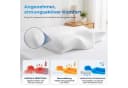 AKKEE Nackenstützkissen Orthopädisches Memory Foam Kissen Weiß Bild 5