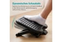 AKKEE Fußhocker Ergonomisch 3-fach Höhenverstellbar Schwarz Bild 3