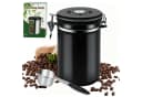 AKKEE Kaffeedose Edelstahl Luftdicht Schwarz 1.5L Bild 2