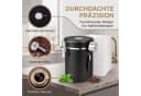 AKKEE Kaffeedose Edelstahl Luftdicht Schwarz 1.5L Bild 5