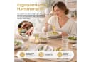 AKKEE Besteck-Set 30-tlg. für 6 Personen Edelstahl Titan-Gold Bild 5