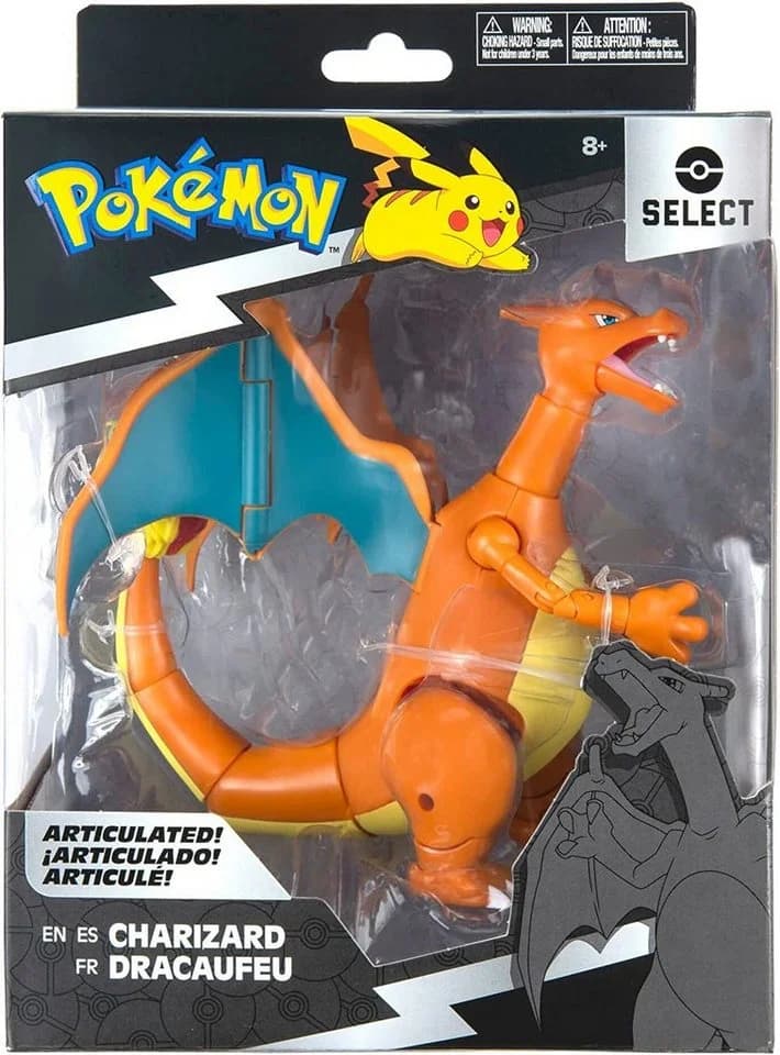 Jazwares Pokémon Figur Glurak 15cm Select Figuren