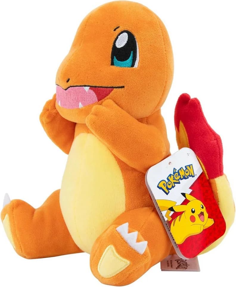 Jazwares Pokémon Glumanda Plüschtier 20 cm Orange - Bild 4