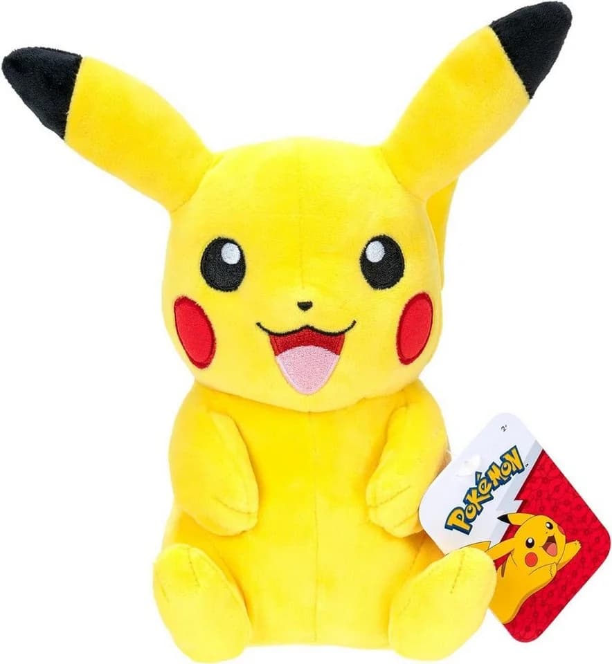 Jazwares Plüschfigur Pokémon Pikachu 20cm Gelb/Rot/Schwarz - Bild 2